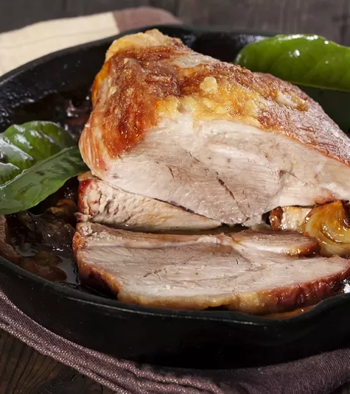 Palette de porc au four