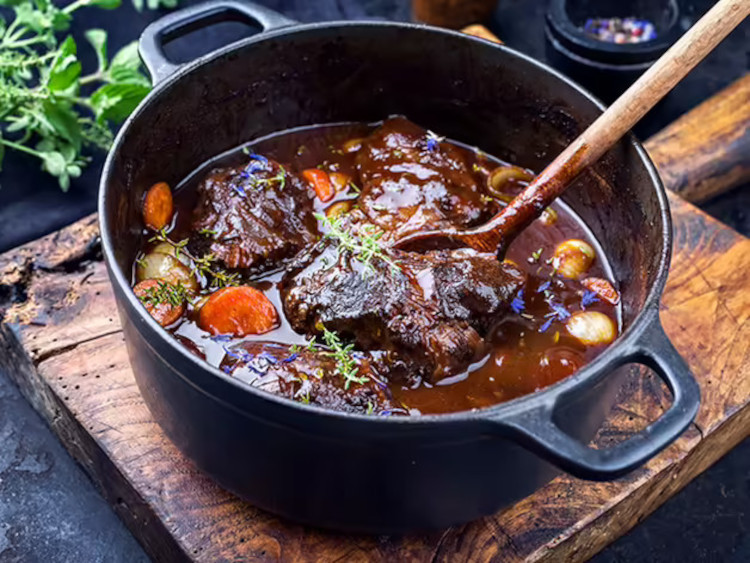 Joue de boeuf façon Bourguignonne