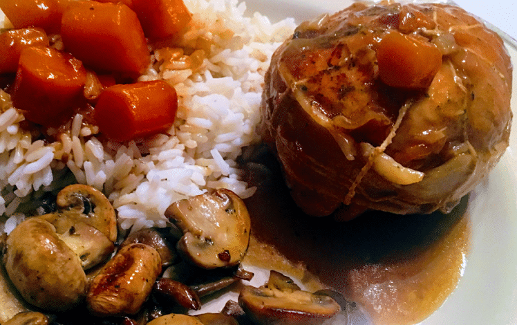 Paupiettes de poulet en cocotte