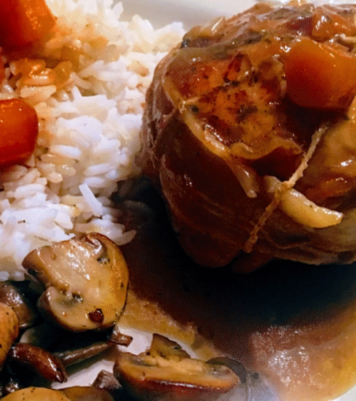 Paupiettes de poulet en cocotte