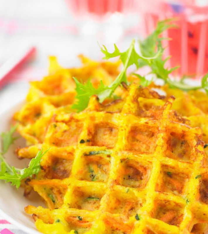 Gaufres de légumes
