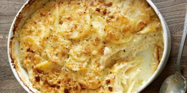 Gratin de pommes de terre au hareng fumé