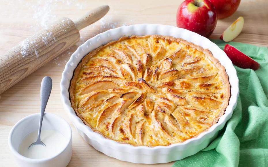 Tarte aux pommes normande