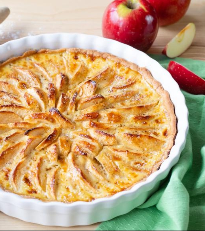 Tarte aux pommes normande