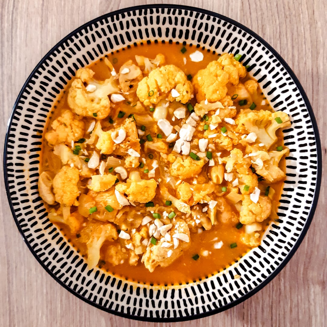 Curry de chou-fleur au poulet
