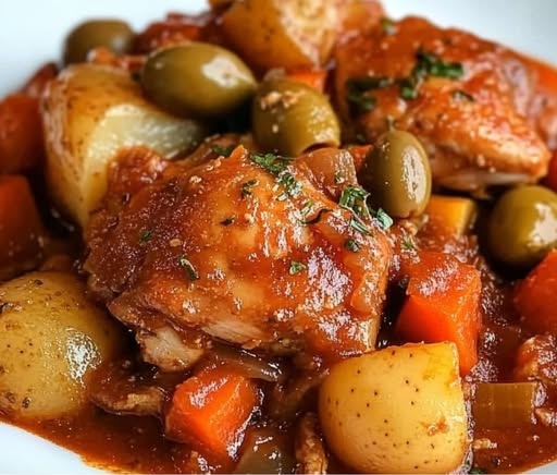 Poulet &agrave; la Catalane