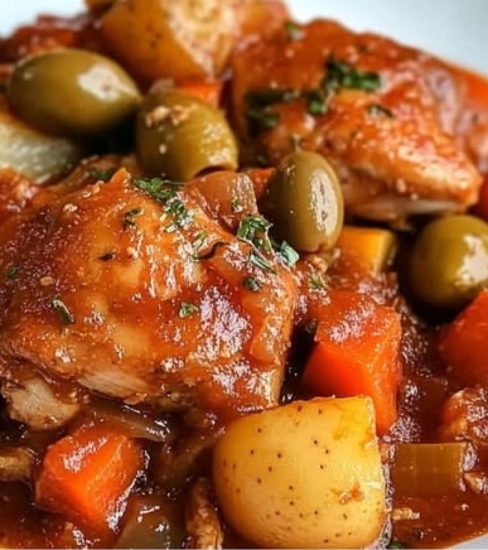 Poulet &agrave; la Catalane